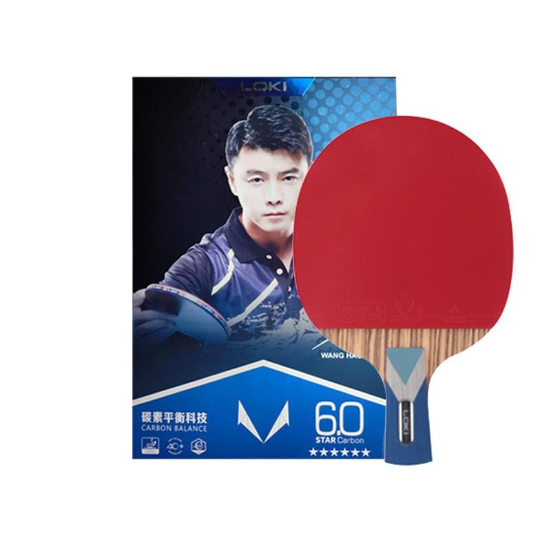 LOKI Carbon Tischtennisschläger Anfänger Erwachsene Unisex Training Wettkampf Gebrauch Einzelschläger