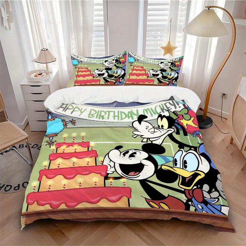 

3pcs set Birthday, Celebration, Friends Bedding Set with Duvet Cover+Pillowcases, All-Season Polyester, Zipper Closure50 135x200cm