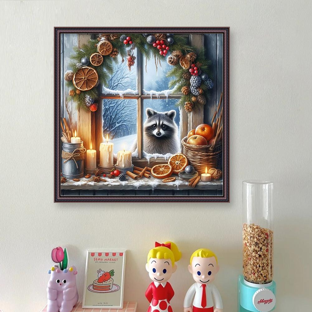 Winter Printed Cross Stitch Kit DIY 11CT Embroidery Craft Set Home Decoration