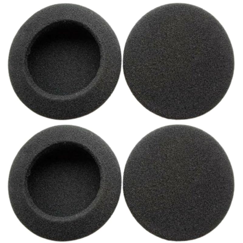 

headphone for replacement ear pads headset sponge exchange sponge cover diameter 50mm 2 sets 4 pieces (4)