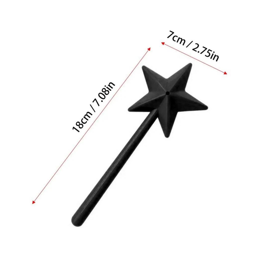 Zout- en peperstrooier Toverstaf ABS 3 Gaten Navulbaar Kruidengereedschap Kruidenstrooier Toverstaf voor Halloween Kerst Keukenaccessoires