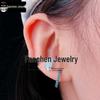 F136 Titanium Alloy Earrings with Zirconia Studs & Ear Cuffs - Versatile G23 Titanium Piercing Jewelry for Ears, Nose & Lips.