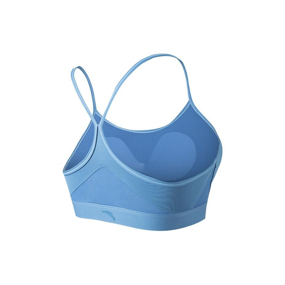 Anta Training Series Solid Color High-Intensity Support Fitness Yoga Sports Bra Women underwear Sky-Blue 962217793-1