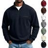 Men's Corduroy Long Sleeve Sweatshirt Pullover for Casual Wear