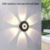 Outdoor Wall Sconces 8W 3000K LED Exterior Wall Light Fixtures 360 Lighting