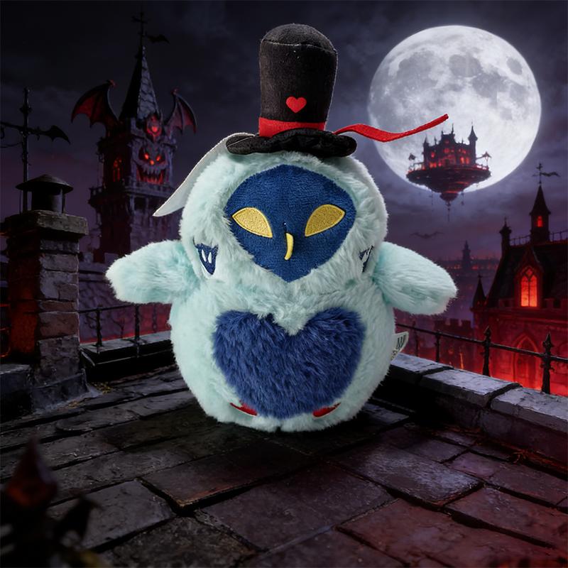 25CM New Anime Hazbin Hotel Hell Alastor The Radio Devil Cat Plush Toy Easter Sunday Cartoon Game Movie Peripheral Fan Kid Gifts