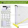 Rete di ricambio per Pickleball da 22 piedi Rete da allenamento multifunzione portatile Attività di gioco all'aperto professionali Forniture per l'allenamento