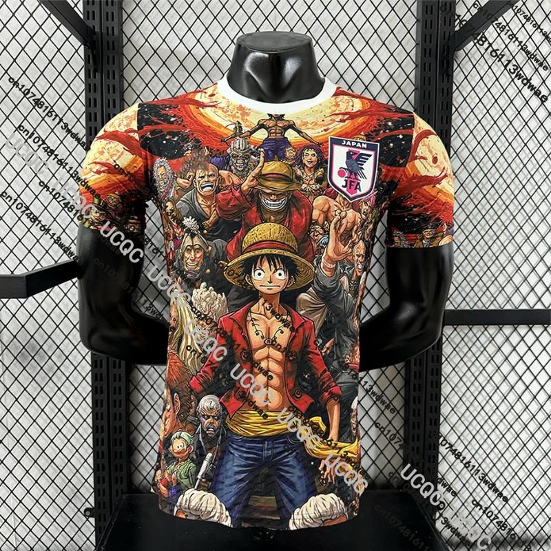 2026 Japanese One Piece Luffy Zoro Football Jersey T-shirt Kids Football Special Jersey Kit Adult S