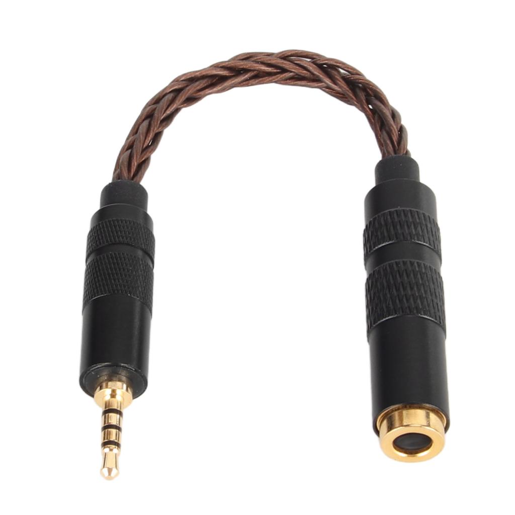 4.4mm To 2.5mm Sound Cable Professional Female To Male Headphone Adapter Cable for Sound Players with 2.5mm Balanced Ports