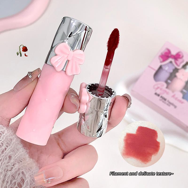 3Pcs/Pack Gege Bear AIR FOG Feeling LIP MUD BOX