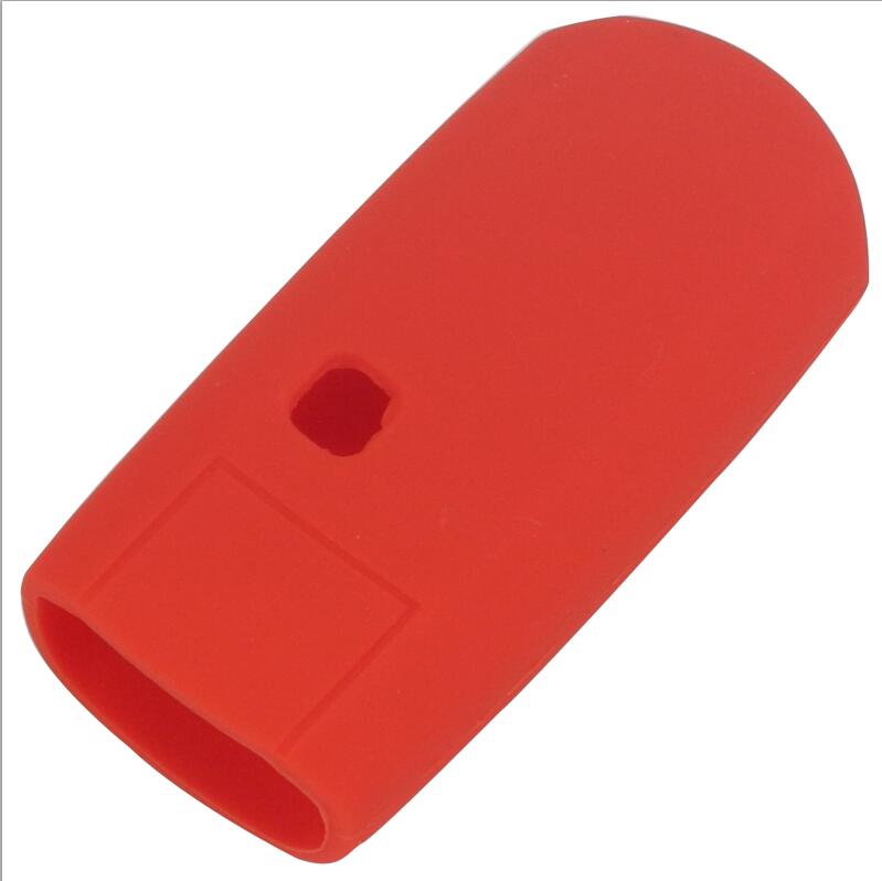 

jingyuqin 4 кнопки автомобильный силиконовый чехол для дистанционного ключа чехол брелок для MAZDA CX-7 CX-5 2 3 5 6 8 защита ключа красный