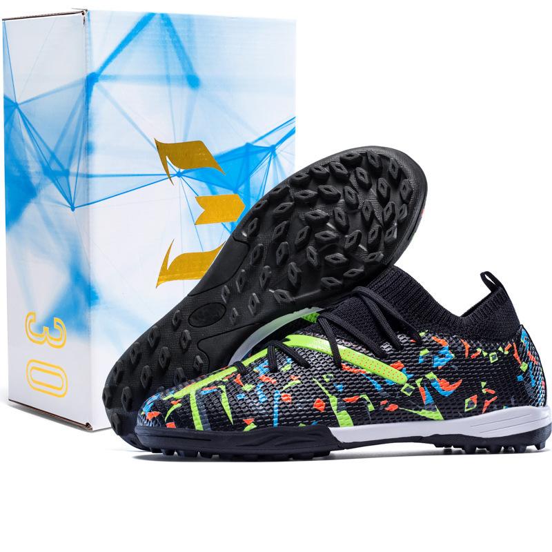 Football shoes Student training shoes Men s youth turf sports competition shoes 35