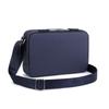 Men's Solid Color Vertical Messenger Bag - Casual Crossbody Briefcase