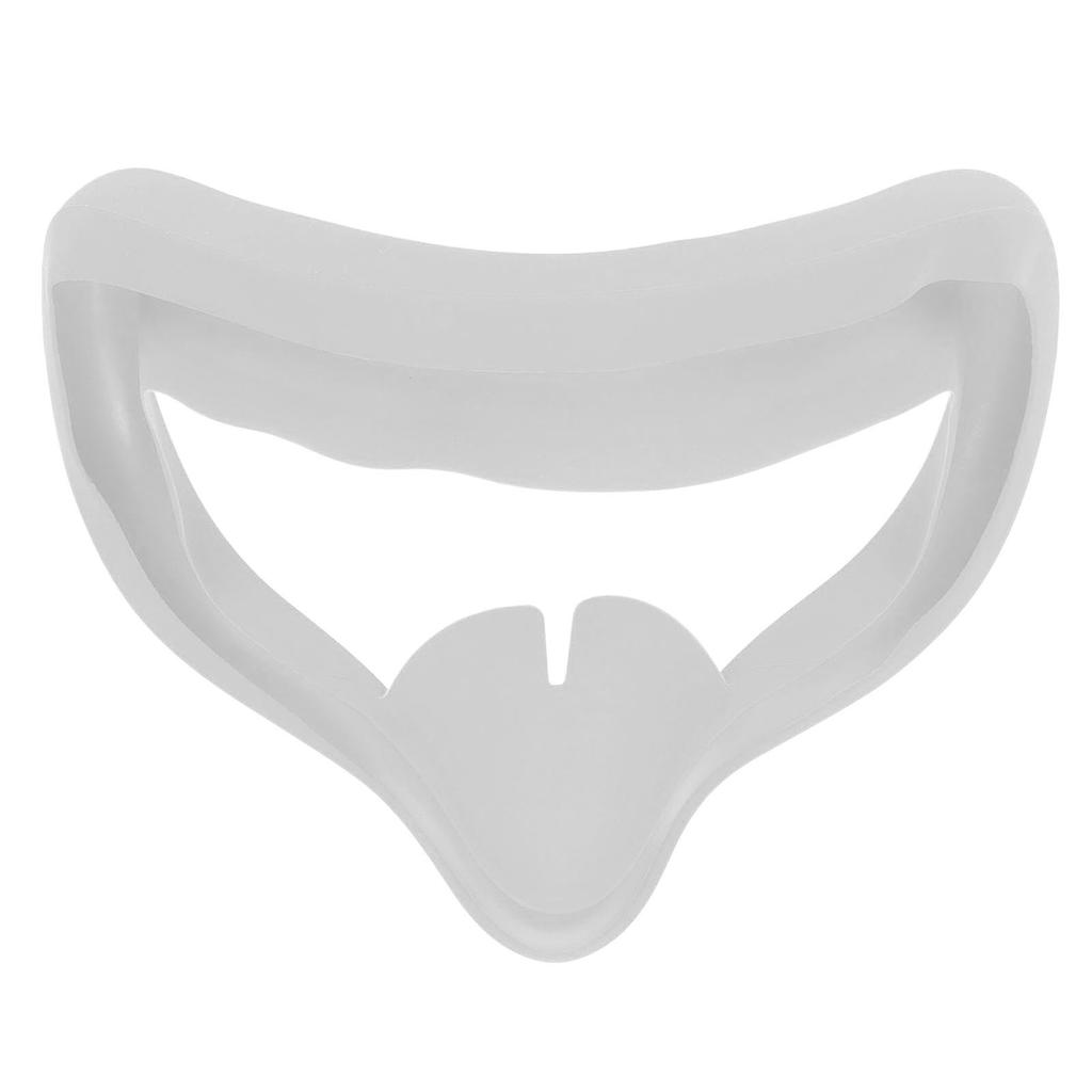 VR Glasses Silicone Eye Mask for Oculus Quest 2 Breathable Anti Sweat VR Protective CoverWhite