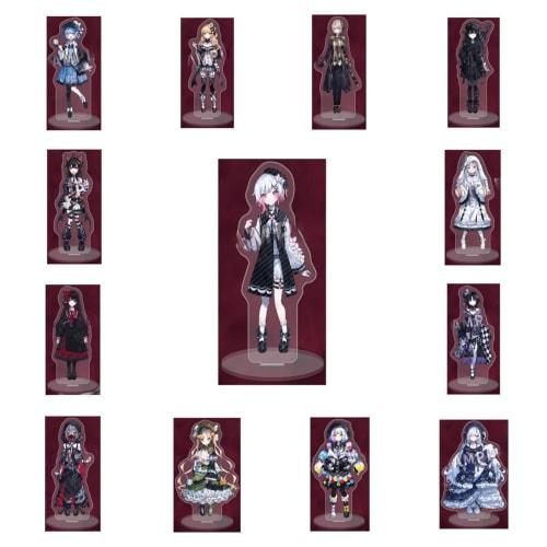 

HESHI Magical Girl Witch Trial Acrylic Stand Figurine, Souvenir, Craft, Room Decor, Ornament with Base, Double-Sided Print, Display Ornament, Popular