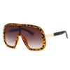 Large Frame Integrated Wind Fashion Sunglasses, High-End Casual Men'S And Women'S Windproof Sunglasses