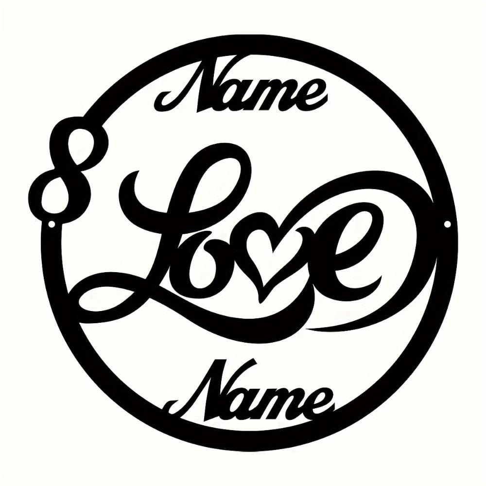 Custom Metal Wall Art Vintage Home Decor 1pc