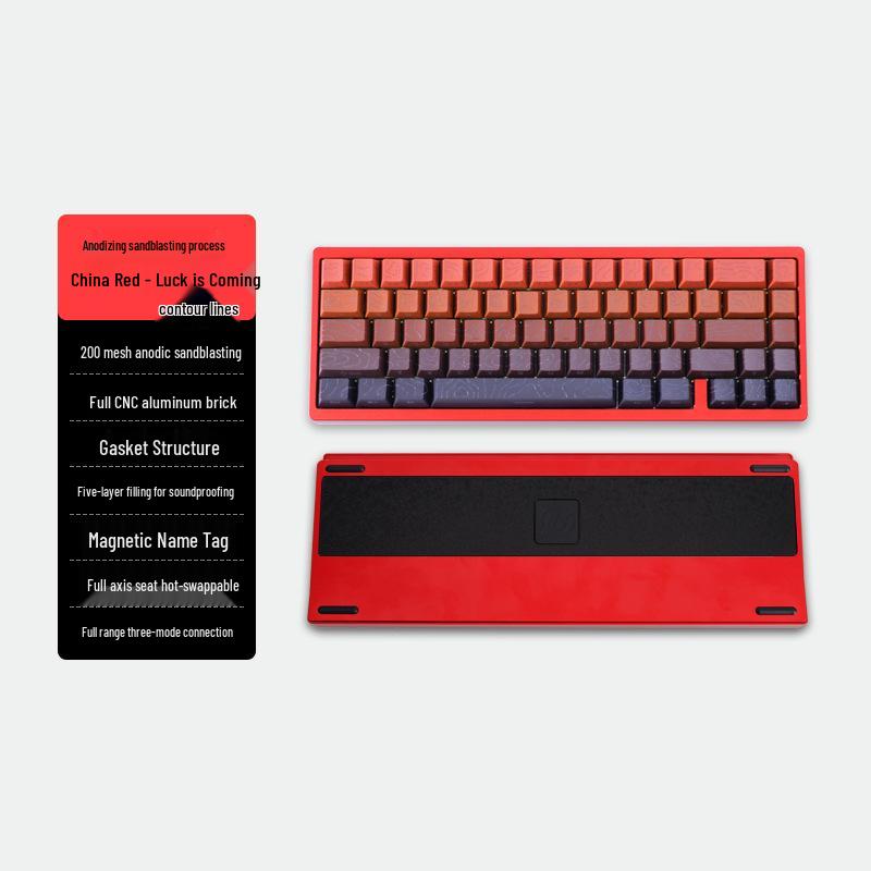 Aluminum Alloy Tuo Tuo RGB Mechanical Gaming Keyboard with Three-Mode Customization