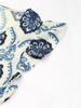 Summer French Resort Style Deep V-Neck Printed Maxi Dress