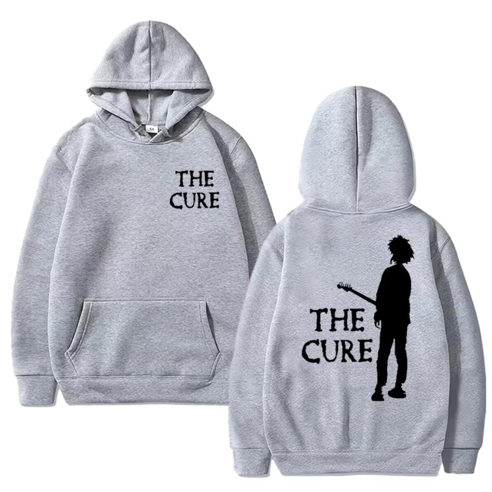 THE CURE Rock Band Boys Don't Cry Album Printed Hoodie Men's Women Vintage Unisex Fleece Pullover