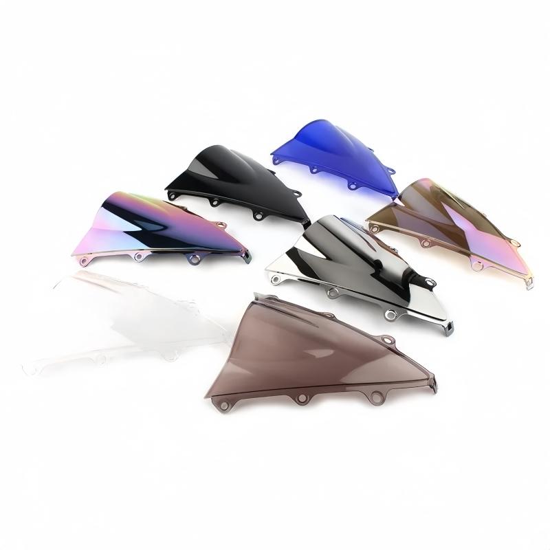 Motorcycle Windshield Front Windshield Flow Guide Plate Double Bubble Wind Deflector For Honda CBR 300 R 300R CBR300R 2014-2017