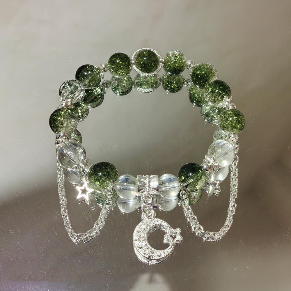 Mori Style Mermaid Crystal Bracelet – Versatile Niche Design for Women, Ideal for Students and Best Friends