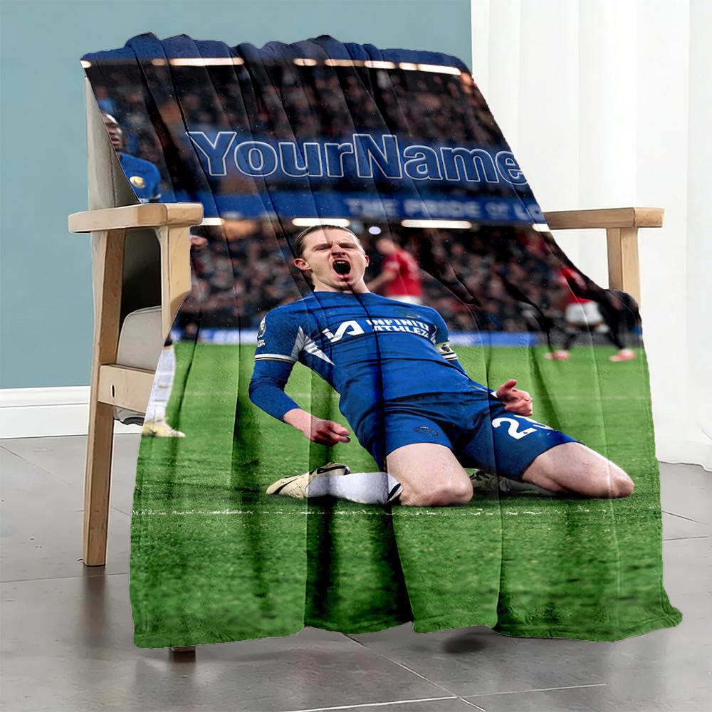 Chelsea Personalized Text Blanket Throw Personalized Blanket Ultra-Soft Perfect for Livingroom Picnics Chair Bed All-Season Use