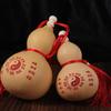 Hanging Gift Natural Dry Gourd Bottle Mini Feng Shui Gourd Crafts Tai Chi Wooden Photography Props Children