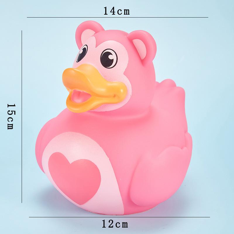Soft Rubber Little Yellow Duck Swimming Toy Decoration Kids Gift Cartoon Cute