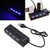 Black Led 4 Port Usb 2.0 Hub With Premium Quality Craftsmanship And Timeless Design