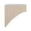 Pan Flute C Key with Cardboard Carrying Bag for Children Adults Beginners Teaching Staff Beige 16