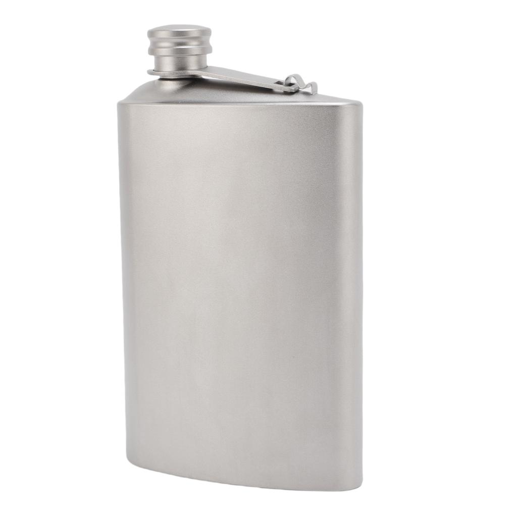 200ml Leakproof Ti Flask Portable Whisky Flask Hip Flask for Outdoor Camping Hiking