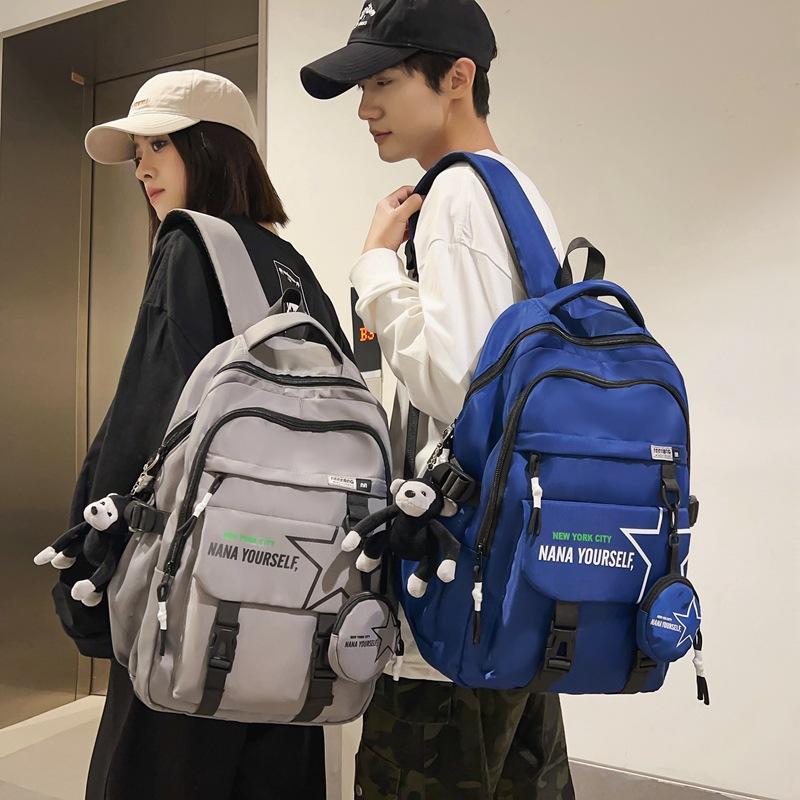 Pánský cestovní batoh Student Schoolbag Campus Style Batoh pro ženy