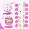 DIY Teeth Glittering Ornament Professional Dental Adhesive Gem Crystals Ornaments Easy To Remove Unisex Dental Decoration