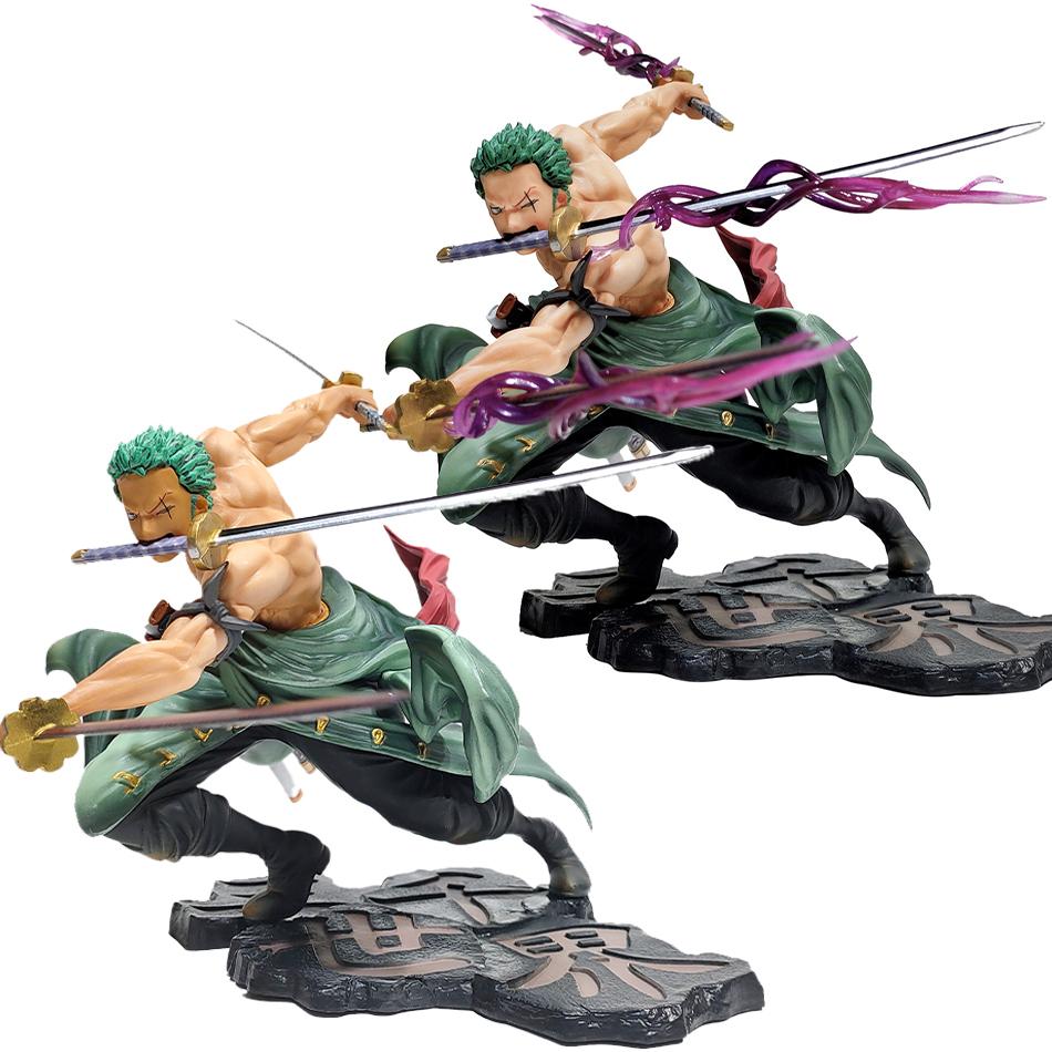 One Piece 10CM Figure Toys Anime GK Roronoa Zoro Three-blade Sa-maximum PVC Action Collection Figurine Model Doll Gifts Kids