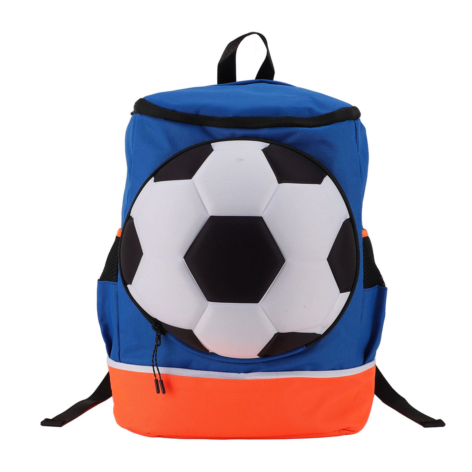 

Футбольный рюкзак, сумка для тренировочного оборудования, футбольная сумка с отделением для мячей и отделением для обуви для Activ Blue with Orange Children Size