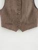 2025 Spring Women's European & American Style Sleeveless Houndstooth Slimming Vest