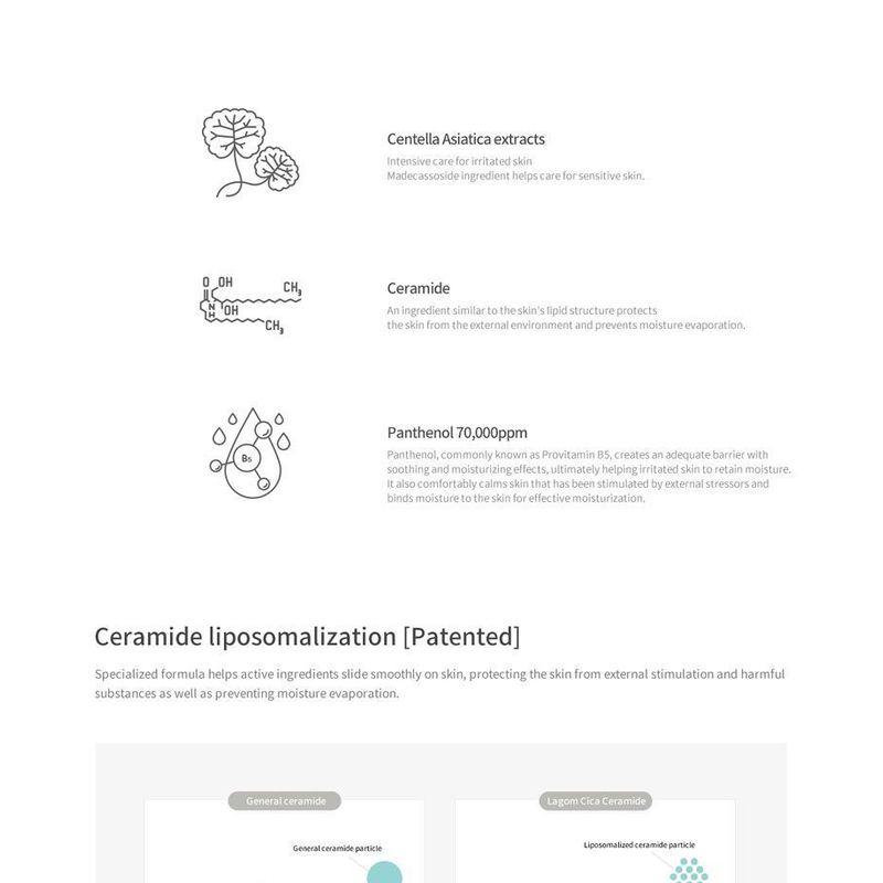 LAGOM Cellus Sensitive Cica Cream