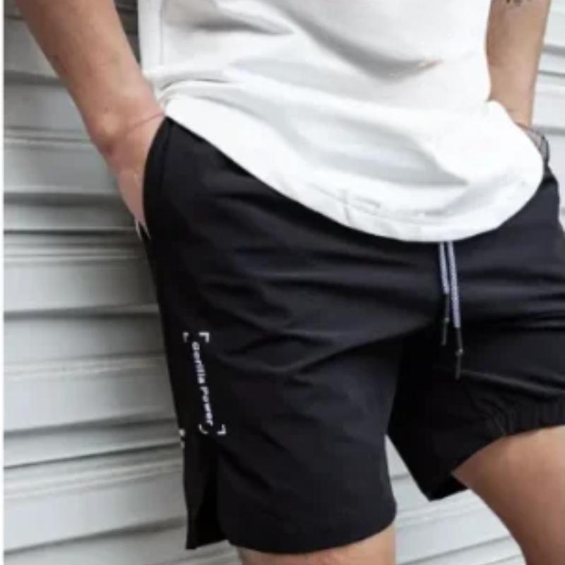 Nuevos Pantalones Cortos Calientes para Hombre Ligeros Delgados Pantalones Cortos para Correr Sentadilla Fitness Pantalones Cortos para Hombre Ropa de GYM Secado Rápido con Cordón