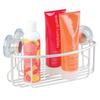 InterDesign Shower Rack for Suction 20710EJ Bath, Bathroom, Rust-Resistant Aluminum, Cup, Metro, Silver,