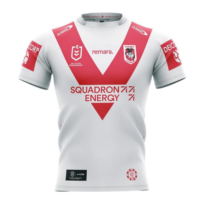 2026 Dragons Rugby Jersey Mens Quick Dry Short Sleeve Team Sports Training Top