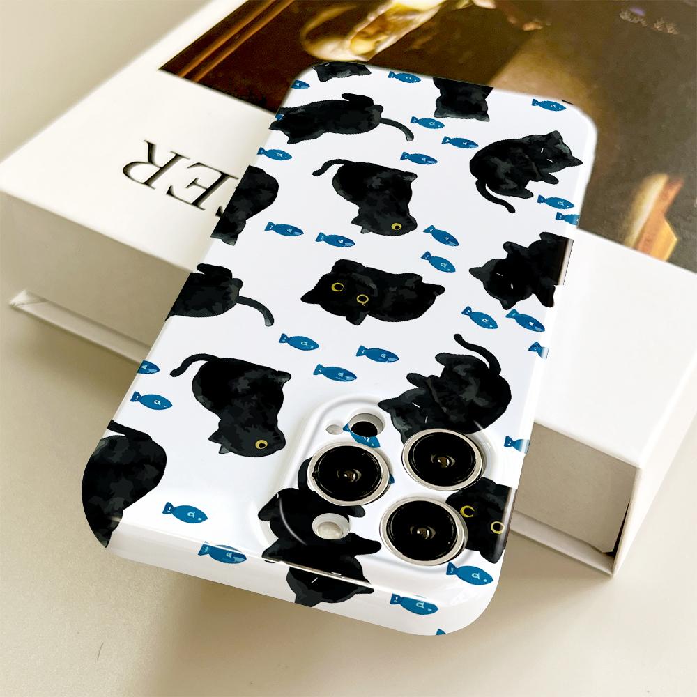 All-inclusive Film Phone Case Cartoon Fashion Design Hard Shell Full Cover Camera Protection Case for iPhone Samsung Xiaomi Poco Redmi Huawei Honor
