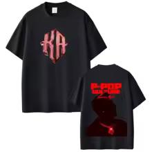 Rapper Karan Aujla Tour 2026 Grafik T-Shirt Herren Damen Mode T-Shirts Kurzarm Locker Lässig Baumwolle Hip-Hop T-Shirts Oberteile 2