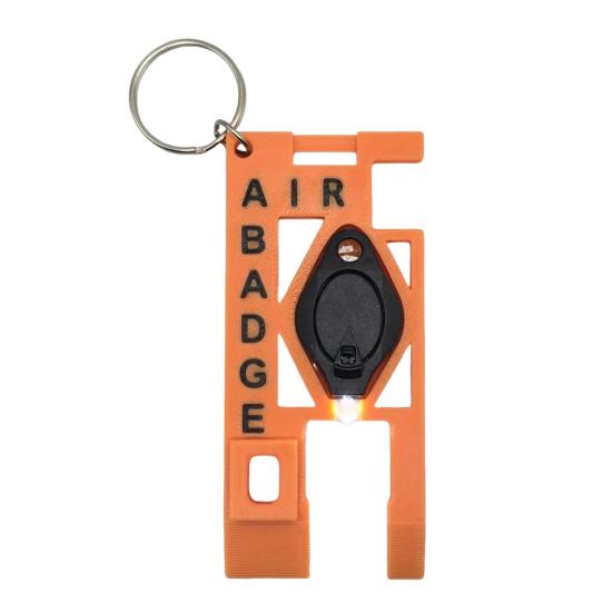 Oxygen Tank Wrench with Phone Holder 5-in-1 Multifunctional Oxygen Hose Wrench Portable Oxygen Tank Key with Light EET Wedge Keychain Attachment