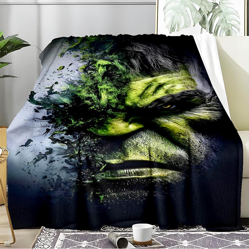 Hero Power Breaks Through Blanket Flannel Throw for Sofa, Indoor, Camping, Living Room, Office, Chair, And Bed Soft Birthday Gift
