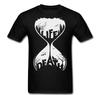 Life Running Out Death Change Hourglass Sand Destruction T Shirt Tee Unisex