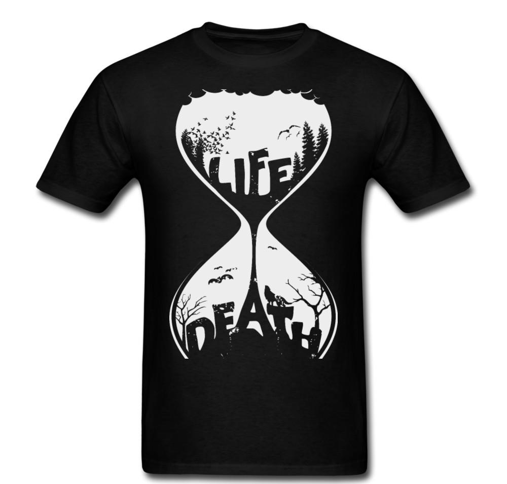 

Life running out Death Change Hourglass Sand destruction T shirt tee Unisex 4XL