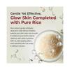 2PCS Peel Shot Glow Rice Ampoule, White Rice ampoule+Black Rice Ampoule Soft Exfoliating Face and Body Scrub Dead Skin Cells