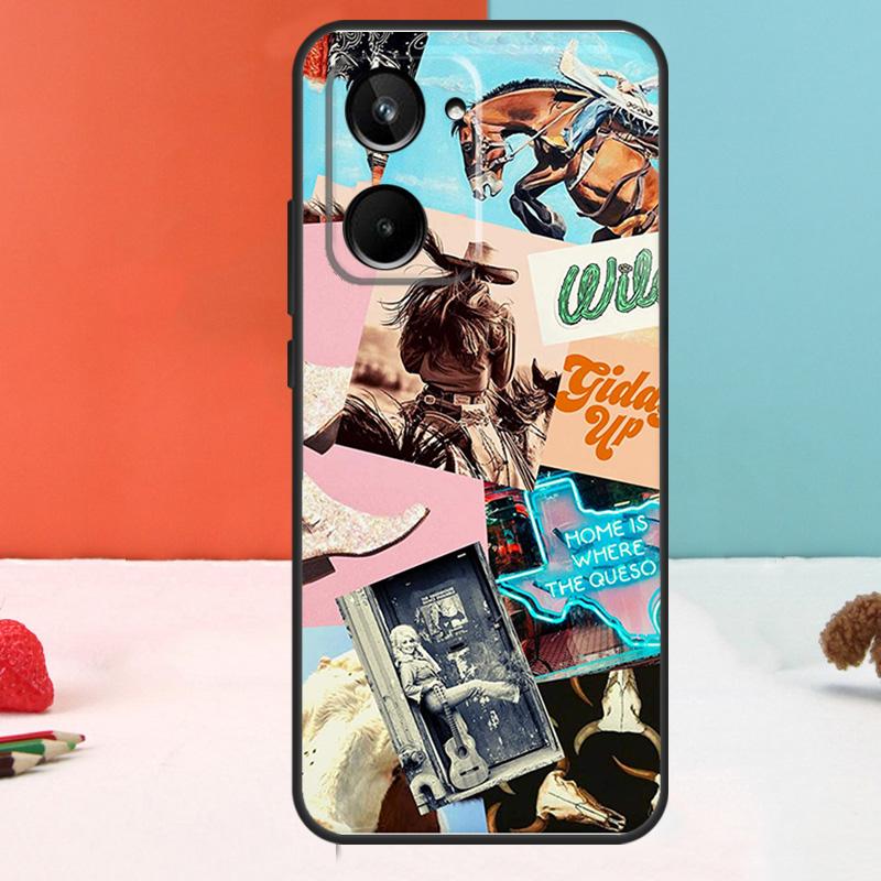 Western Cowgirl Cowboy Boho For Realme 15 Pro 10 11 12 13 14 Pro Plus GT6 GT7 C65 C67 C63 C61 C55 C51 C53 C35 C75 Case