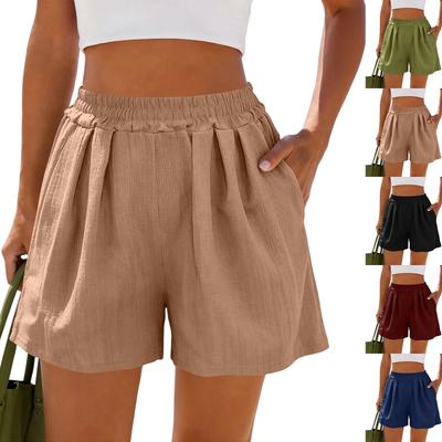 Women's Wide Sports Casual Loose Fashion Pocket Shorts